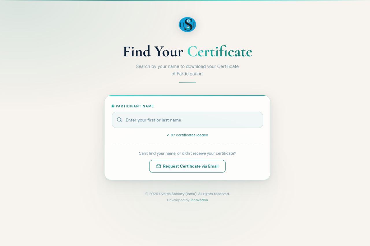 Certificate Portal