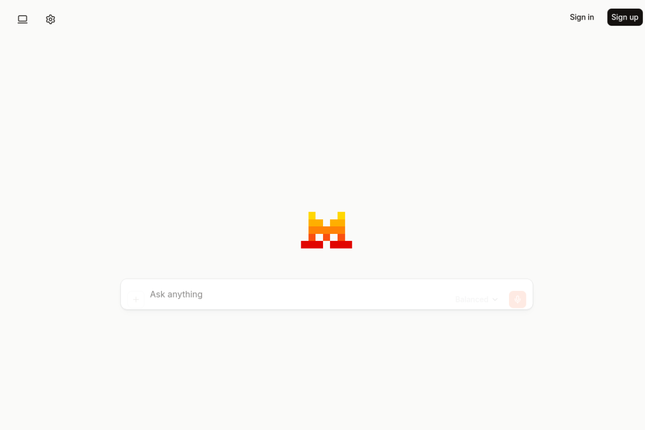 Le Chat website screenshot