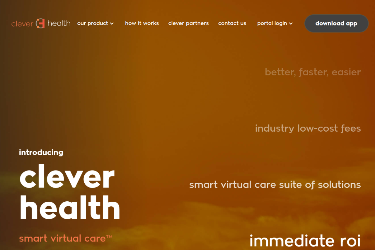 Cleverhealth Ai website screenshot