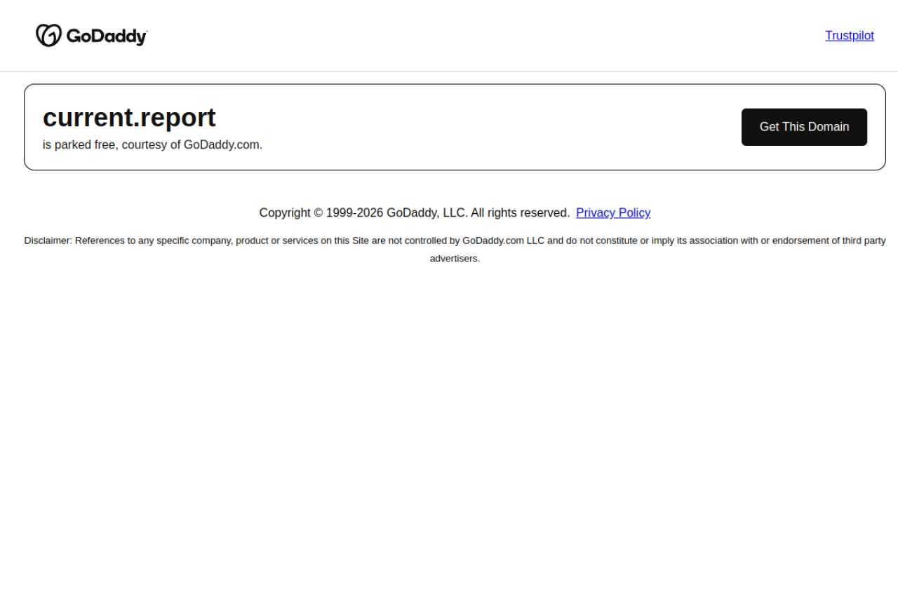 Current website screenshot