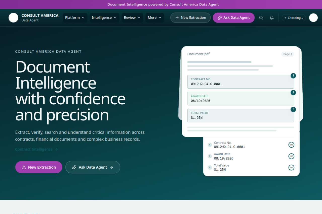 Screenshot of Data Agent
