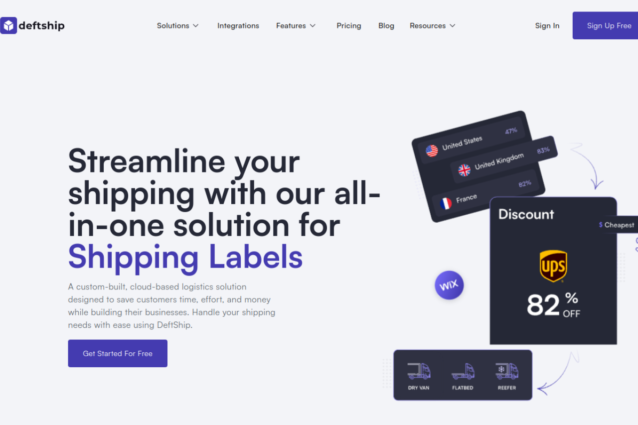 Deftship website screenshot