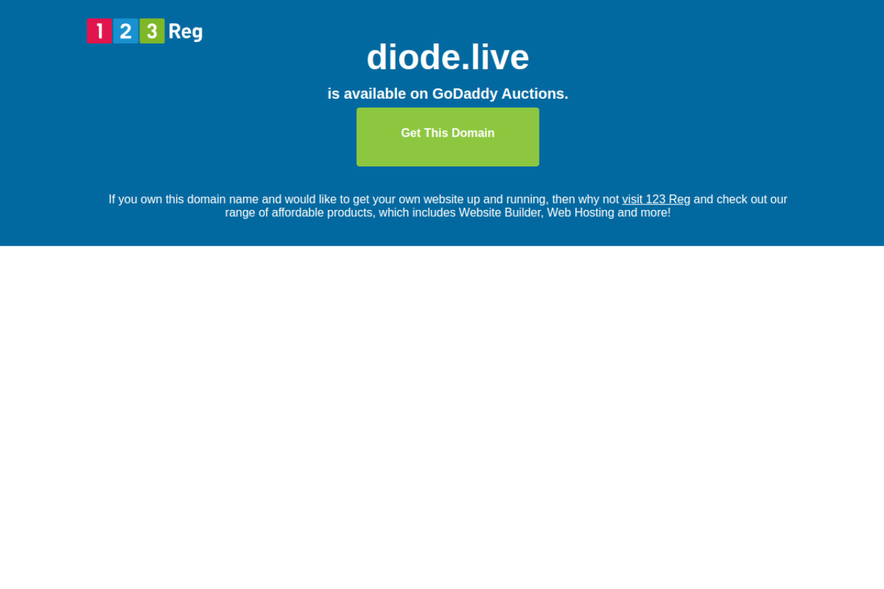 Diode website screenshot