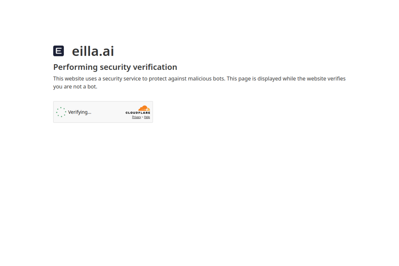 Eilla Ai website screenshot