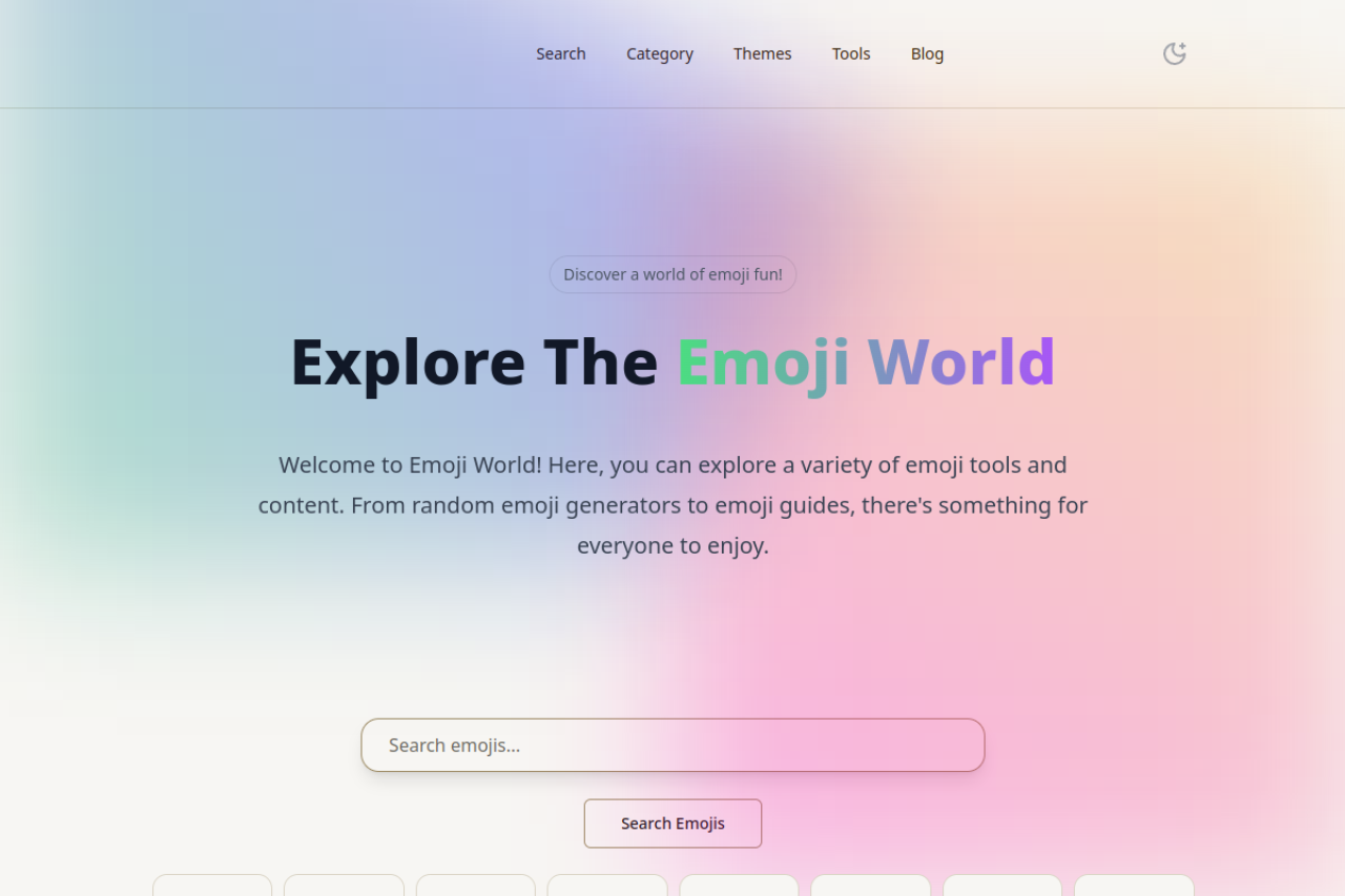 Emojiu Cc website screenshot