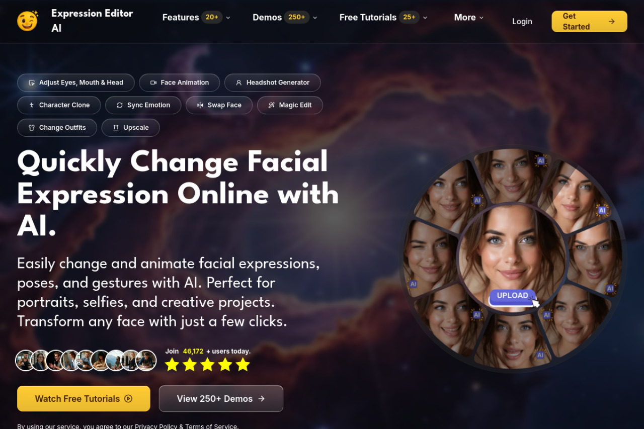 Expression Editor website screenshot