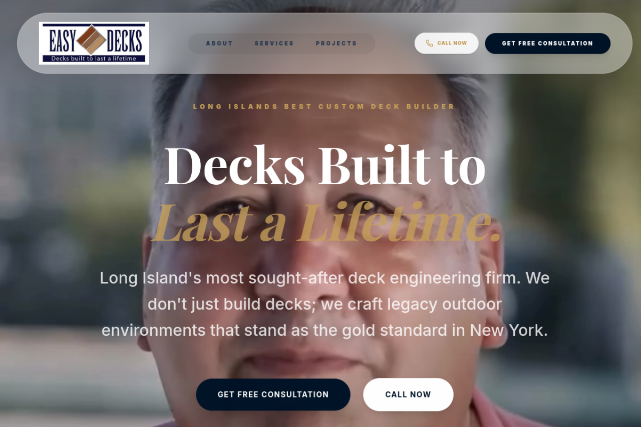 EZ Decks website