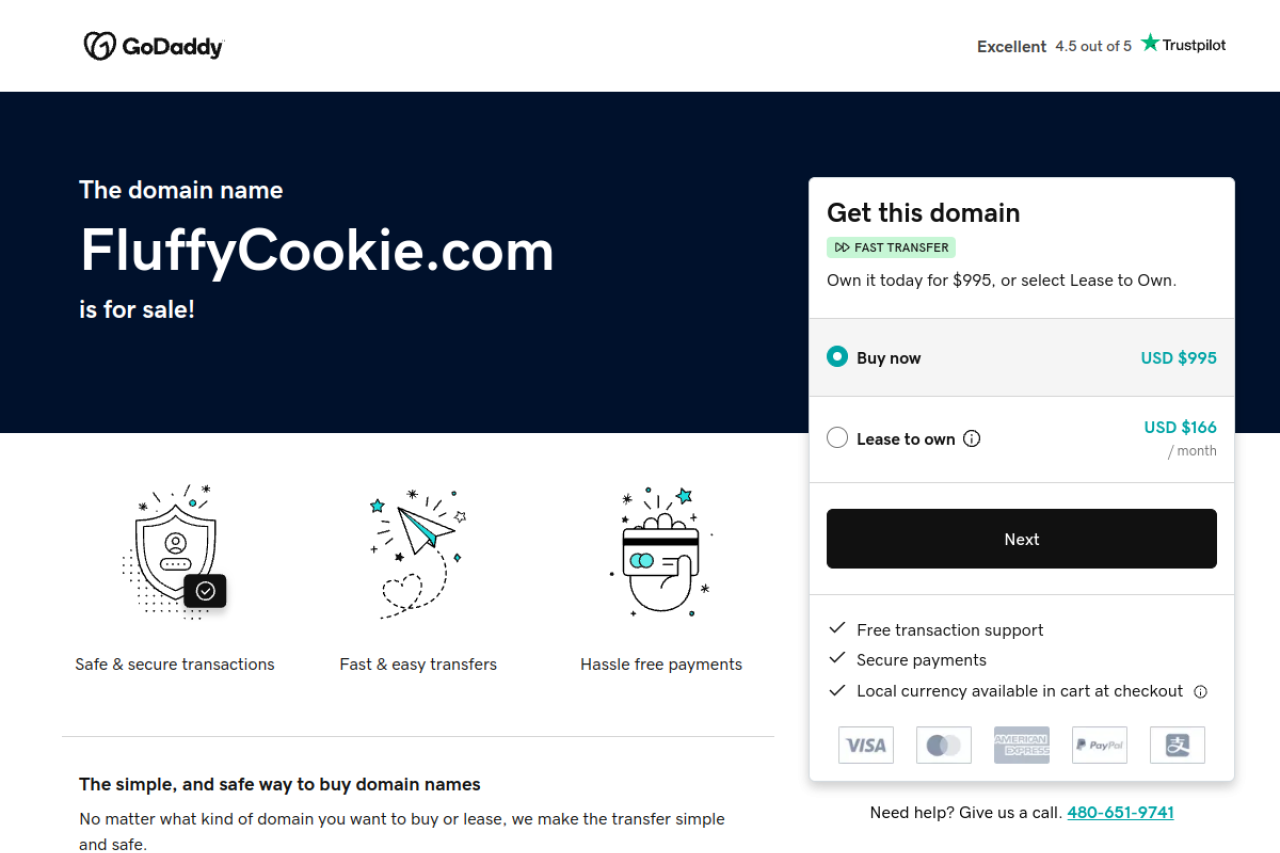Fluffycookie website screenshot