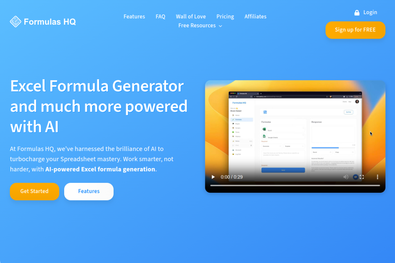 Sheet website screenshot