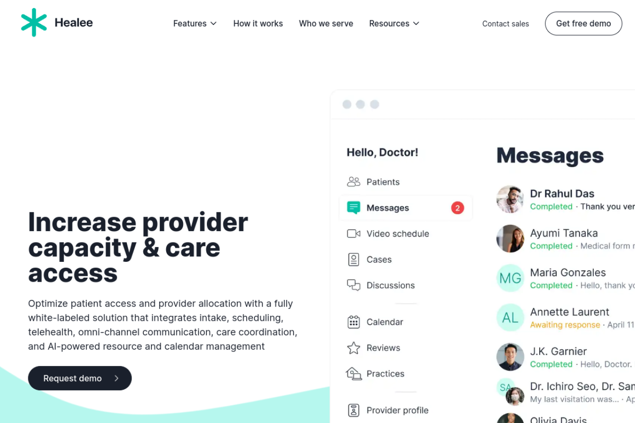 Healee Com website screenshot