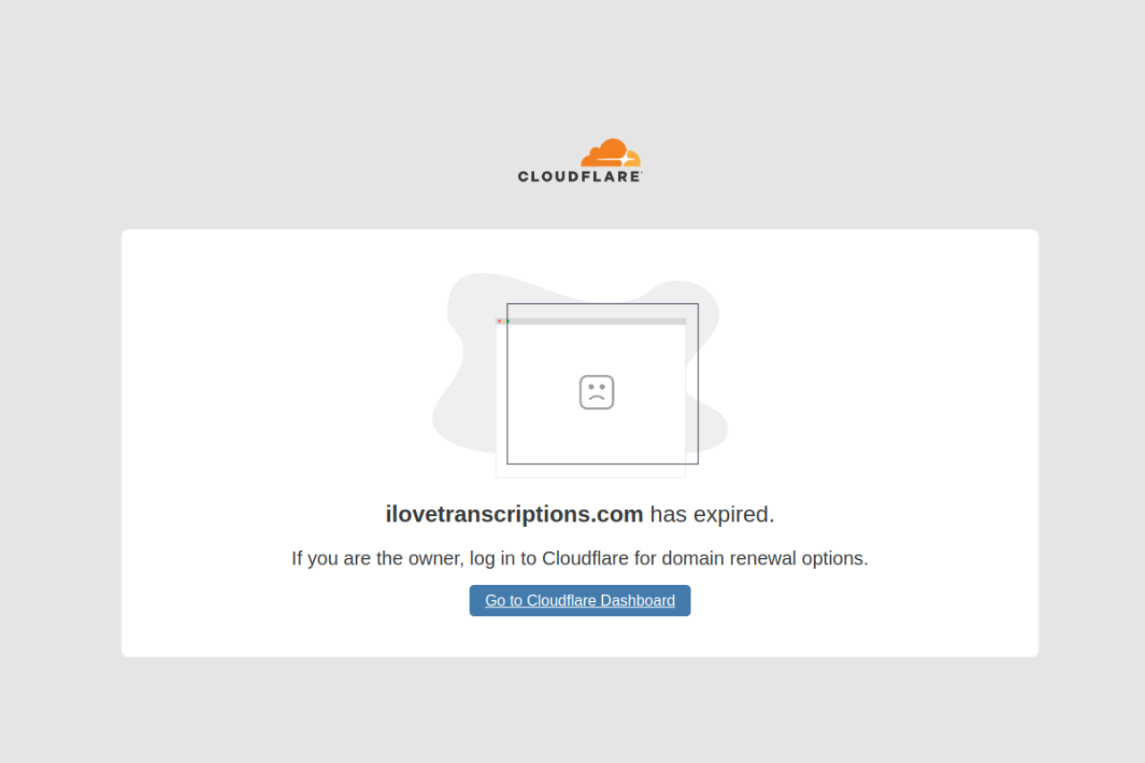 I Transcriptions website screenshot