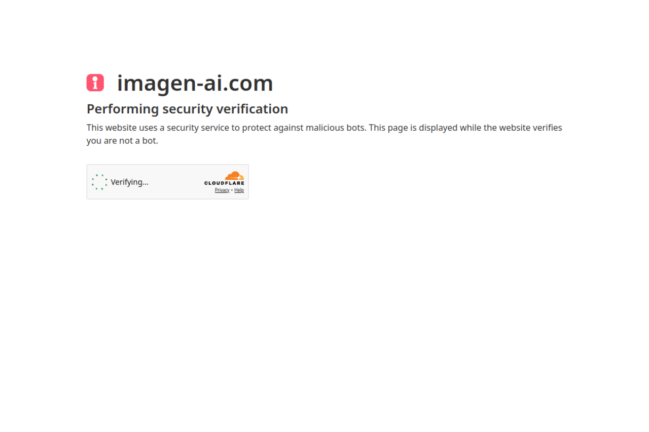 Imagen website screenshot