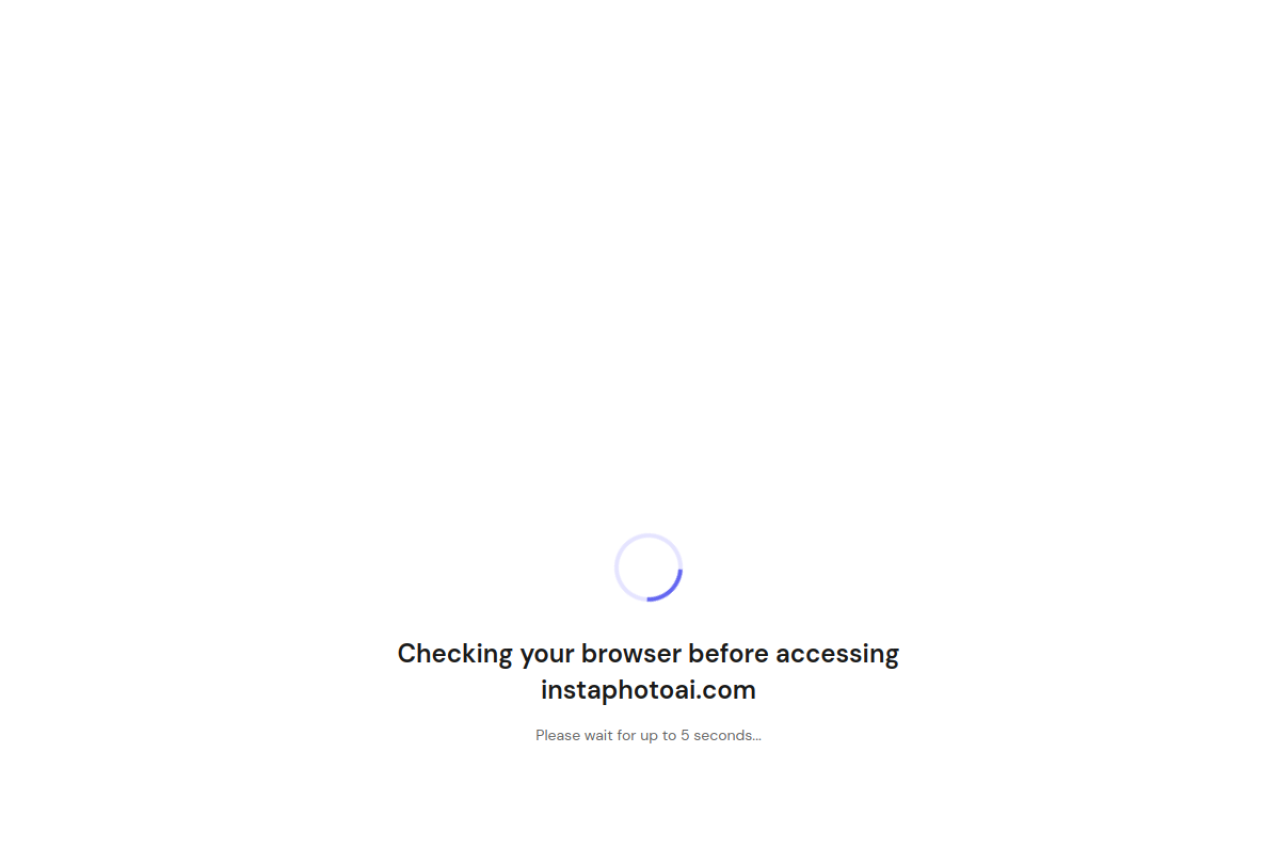 Instaphotoai website screenshot