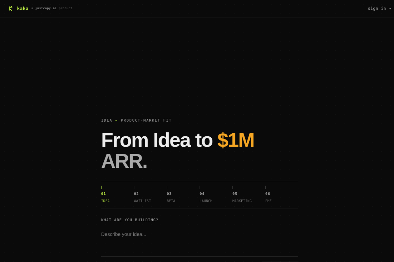 Kaka Ai website screenshot