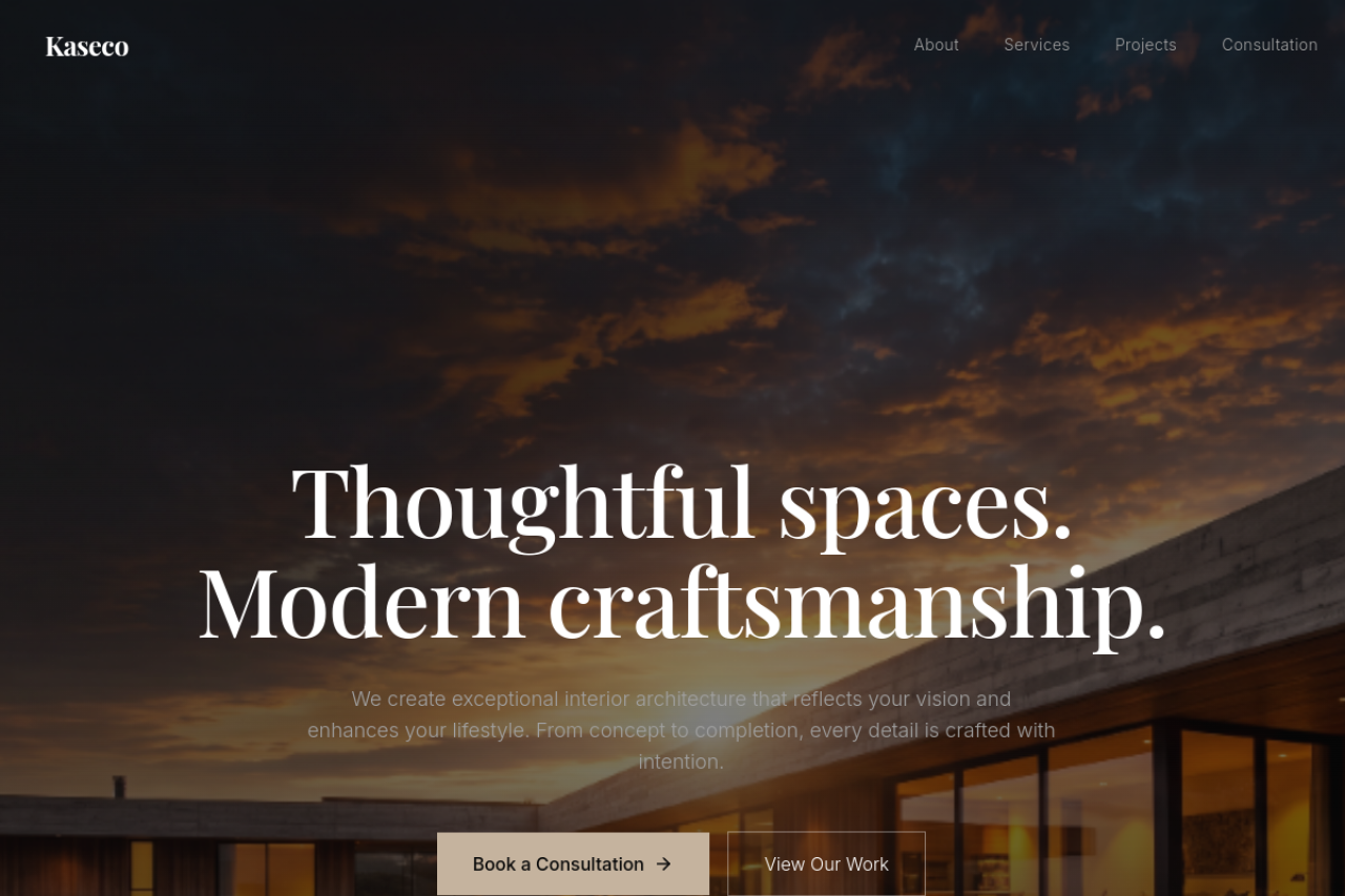 kasecodesign.base44.app desktop preview