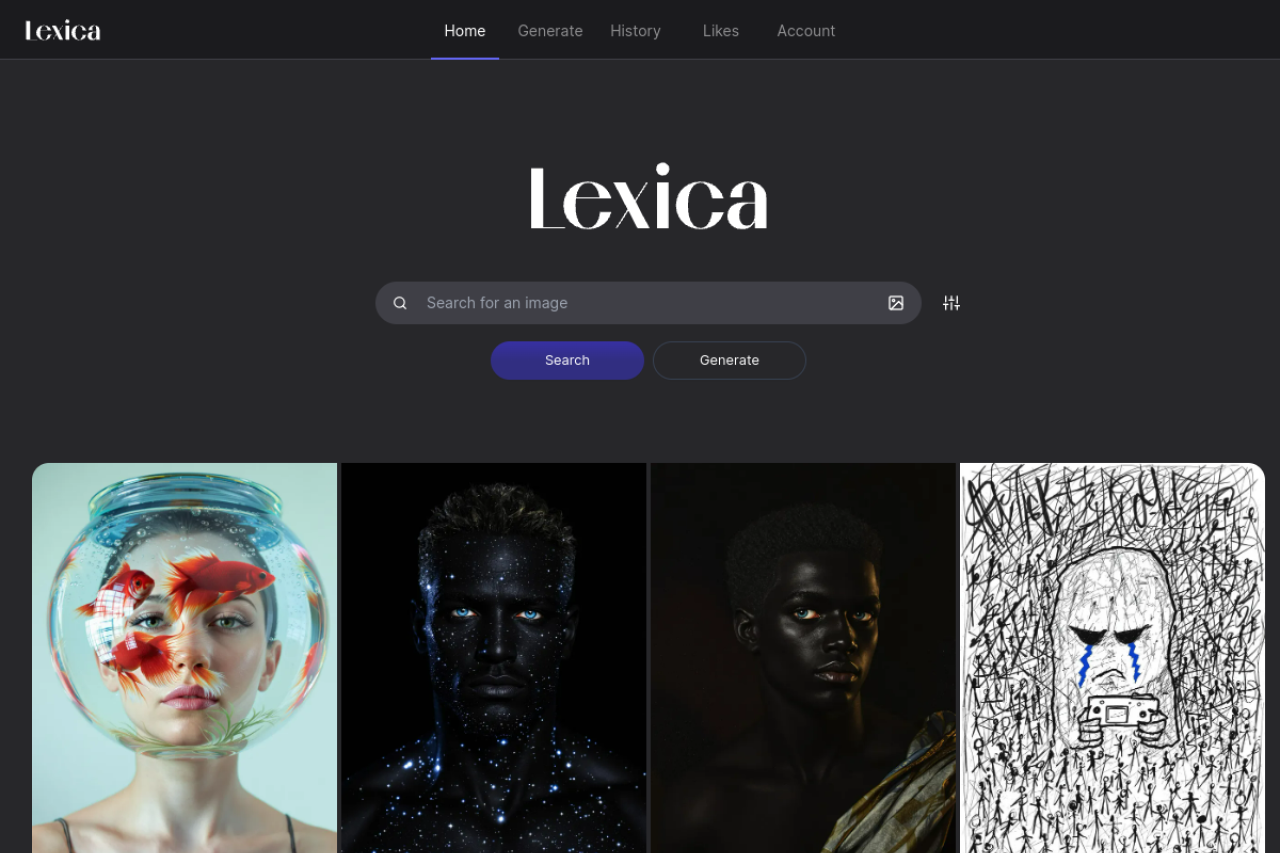 lexical.Art website screenshot