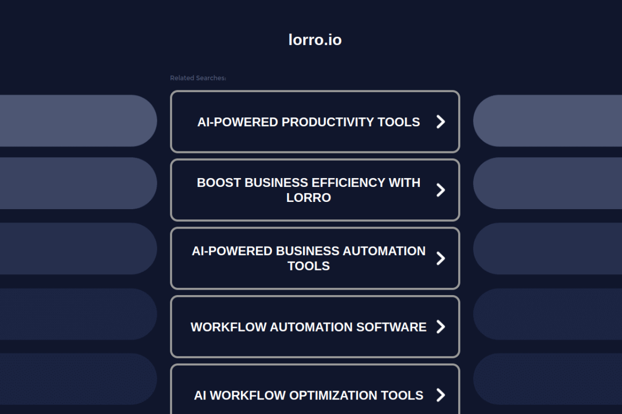 Lorro Ai English Tutor website screenshot