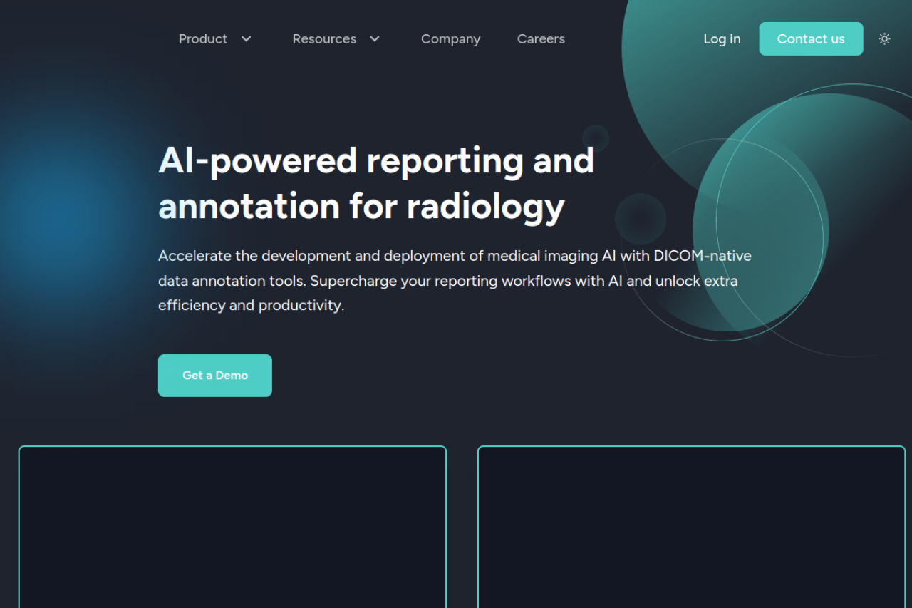 Md Ai website screenshot