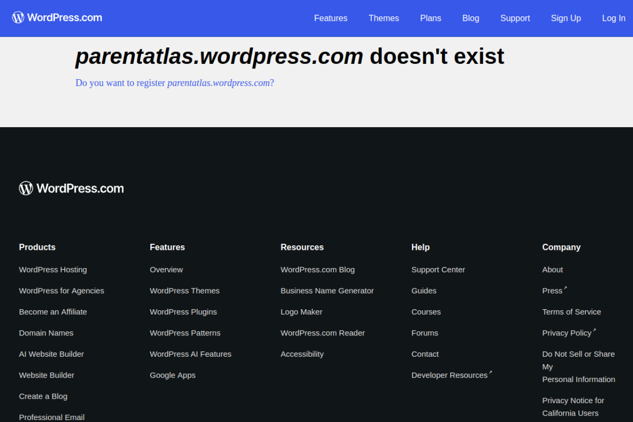 Momly website screenshot