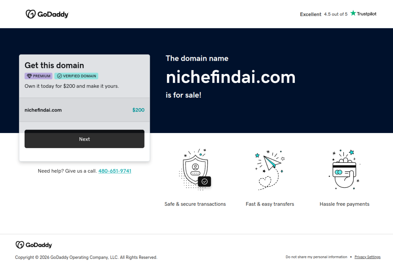 Nichefind Ai website screenshot
