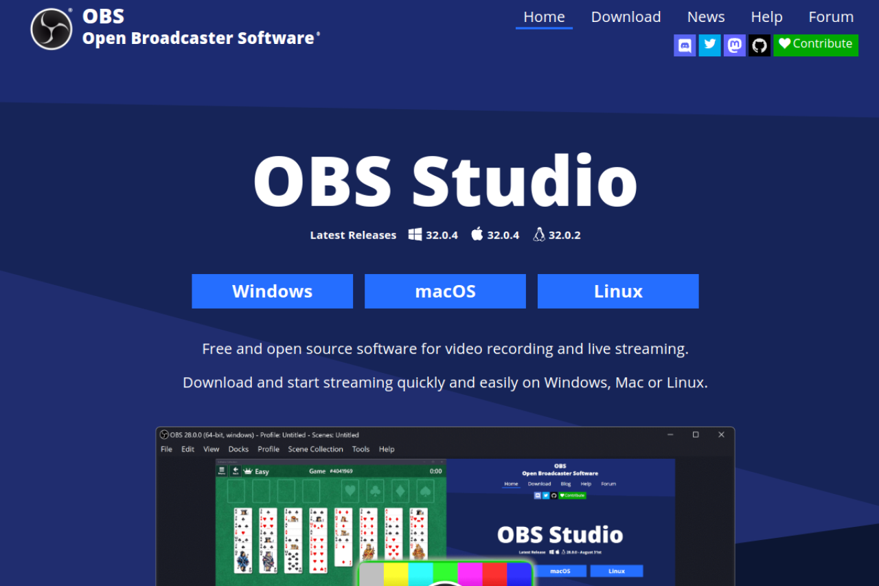 OBS Studio Preview