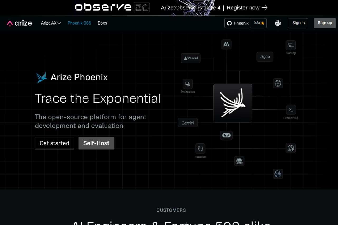 Phoenix website screenshot