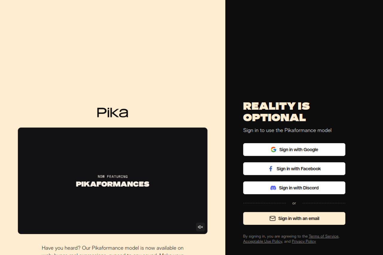 Pika Labs 截图