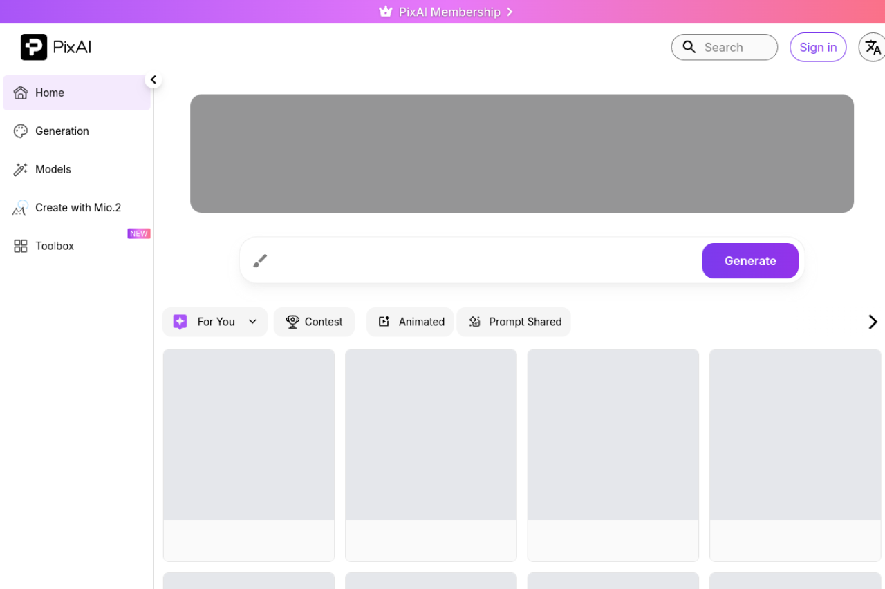 PixAI.Art website screenshot
