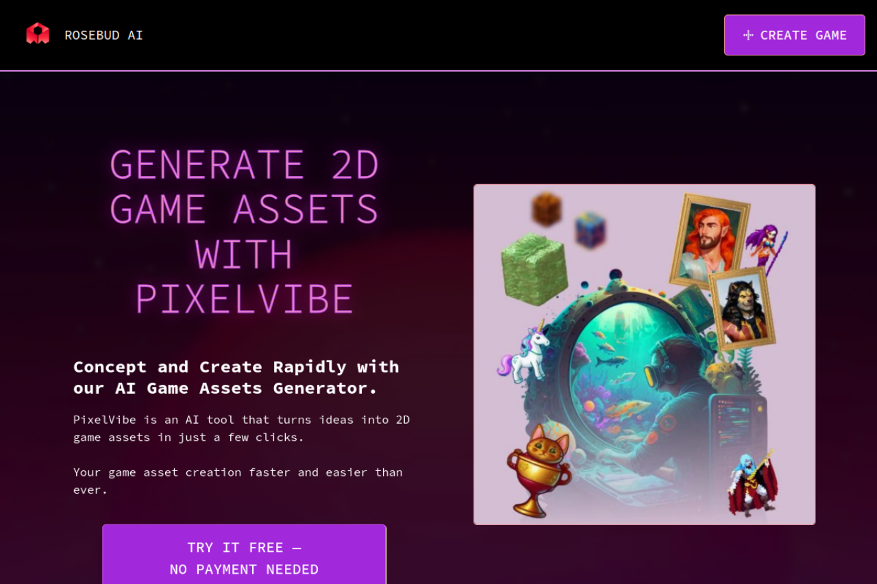 Pixelvibe Com website screenshot