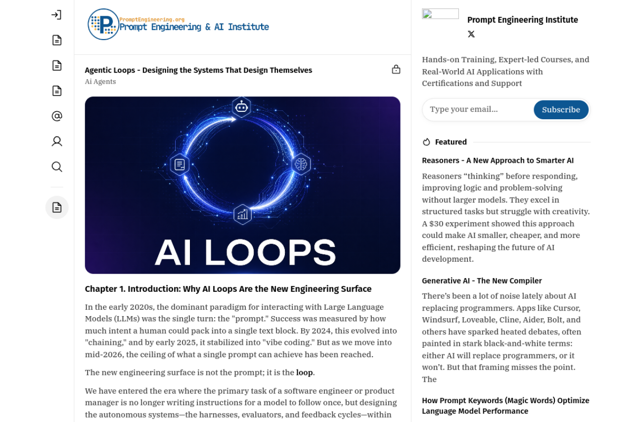 Promptengineering Org website screenshot