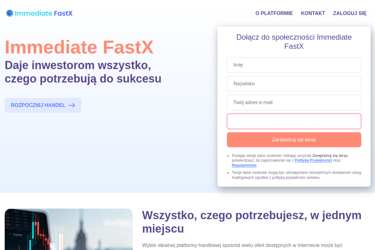 Pulsarion Network website screenshot