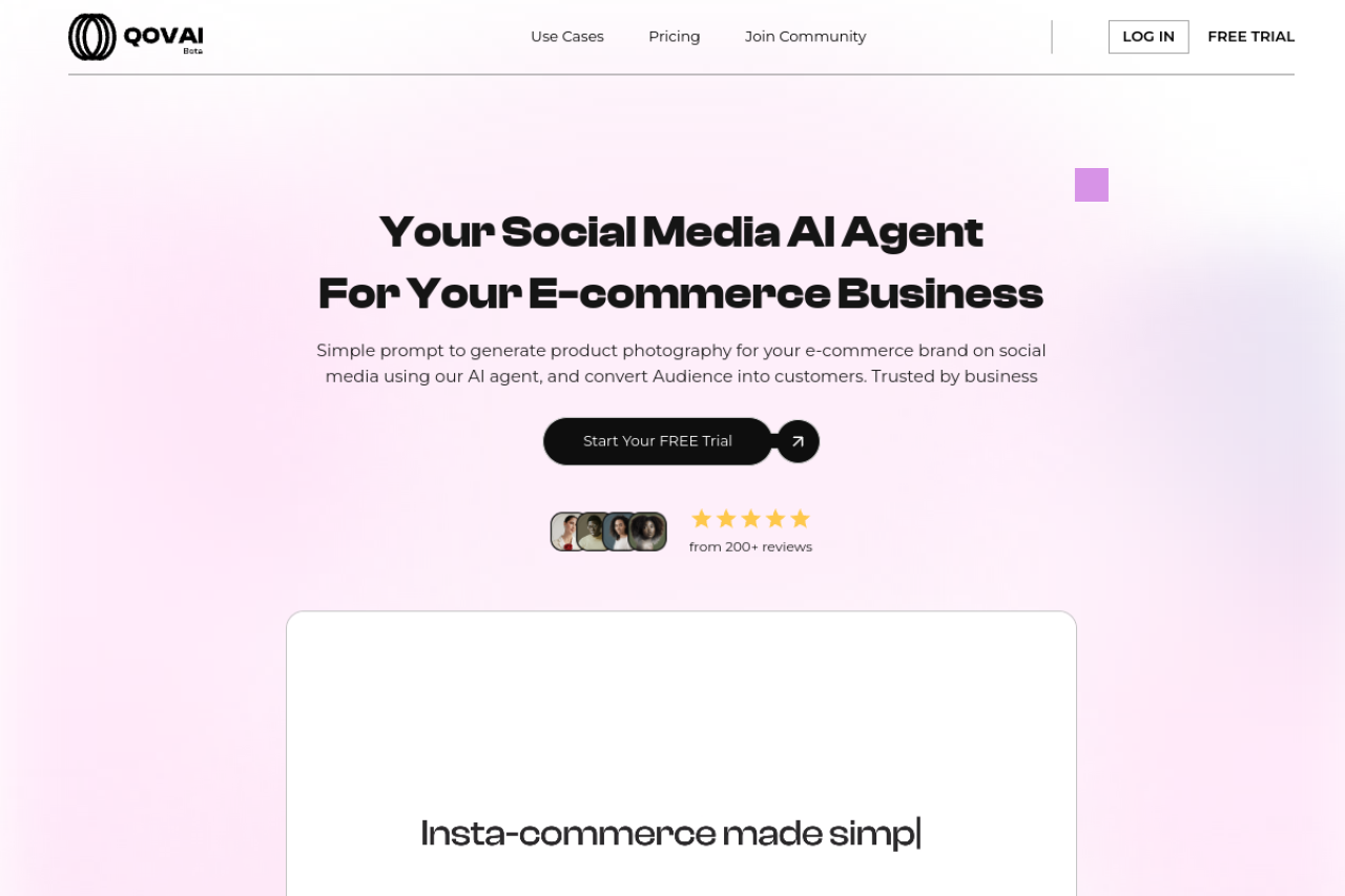 Qovai website screenshot