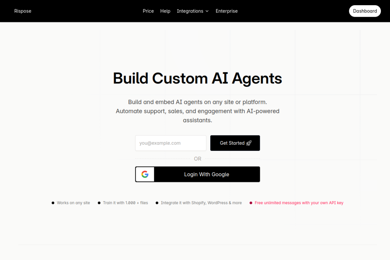 Rispose Com website screenshot