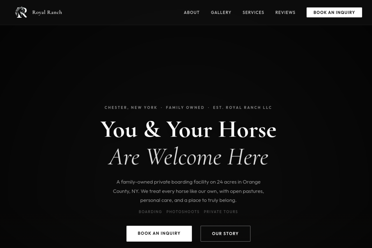 Royal Ranch website