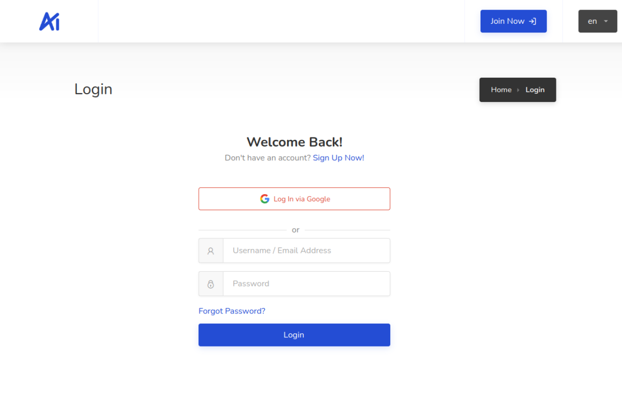 Aiwriter Fi website screenshot