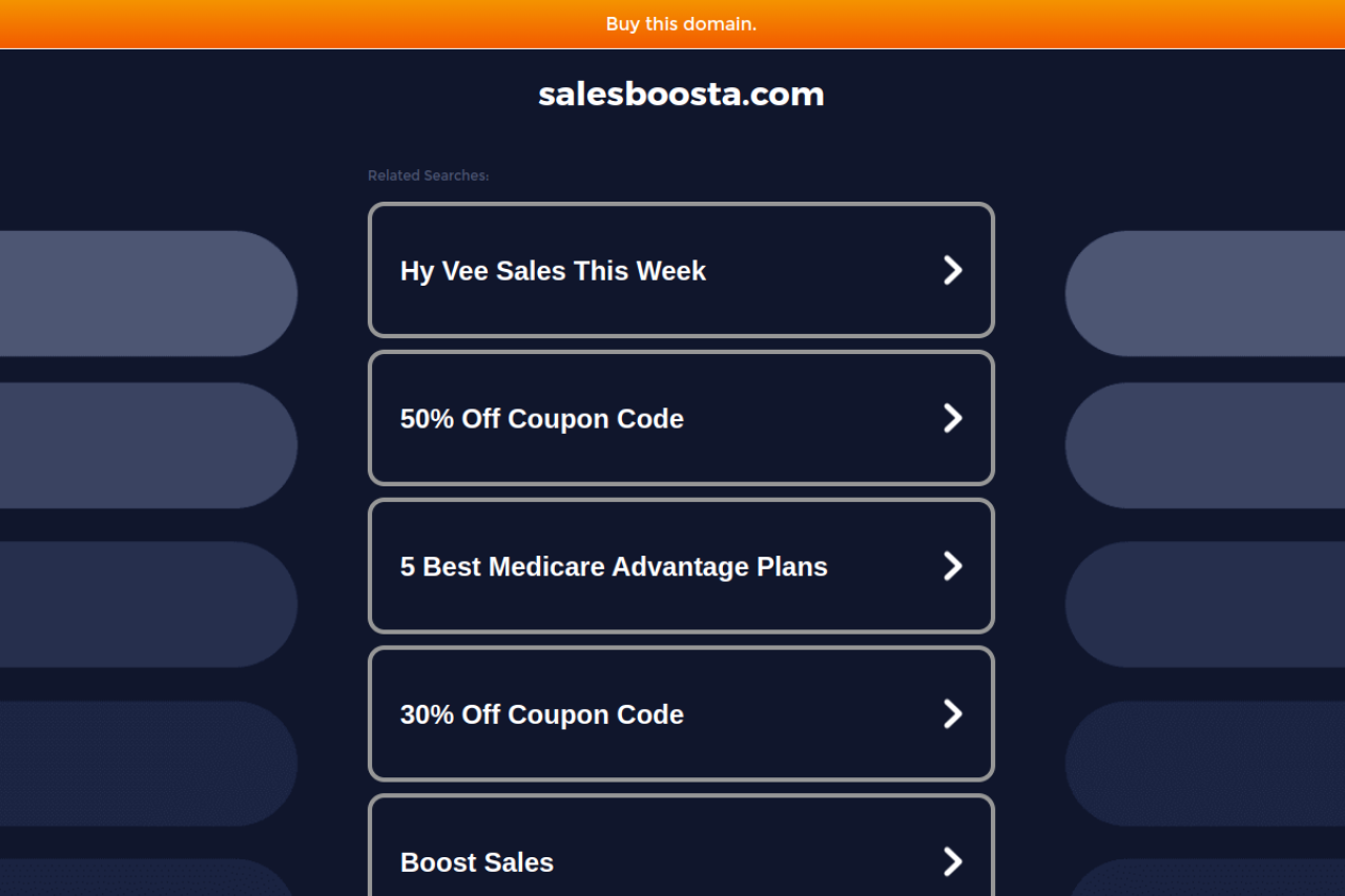Salesboosta Com website screenshot