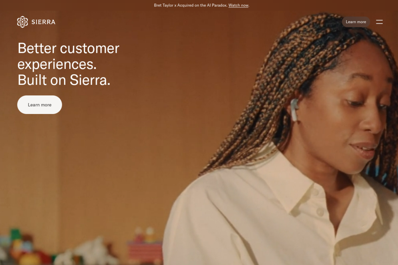 Sierra website screenshot
