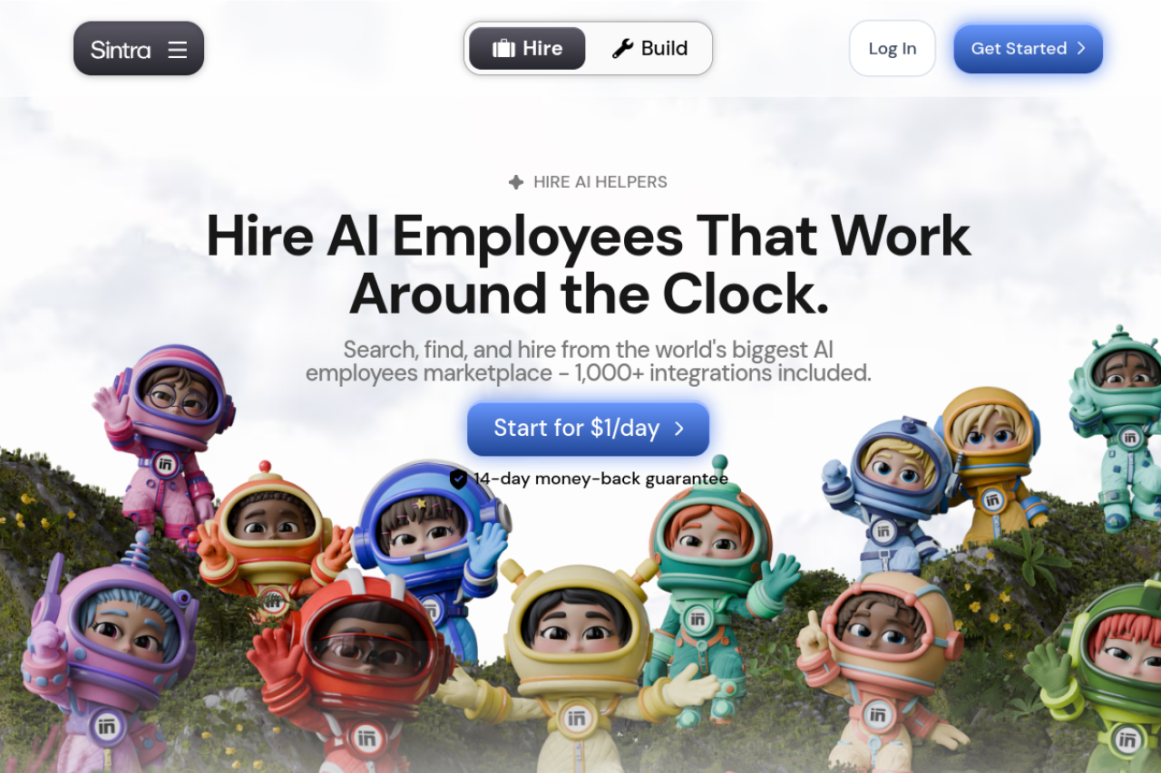 Sintra Ai website screenshot