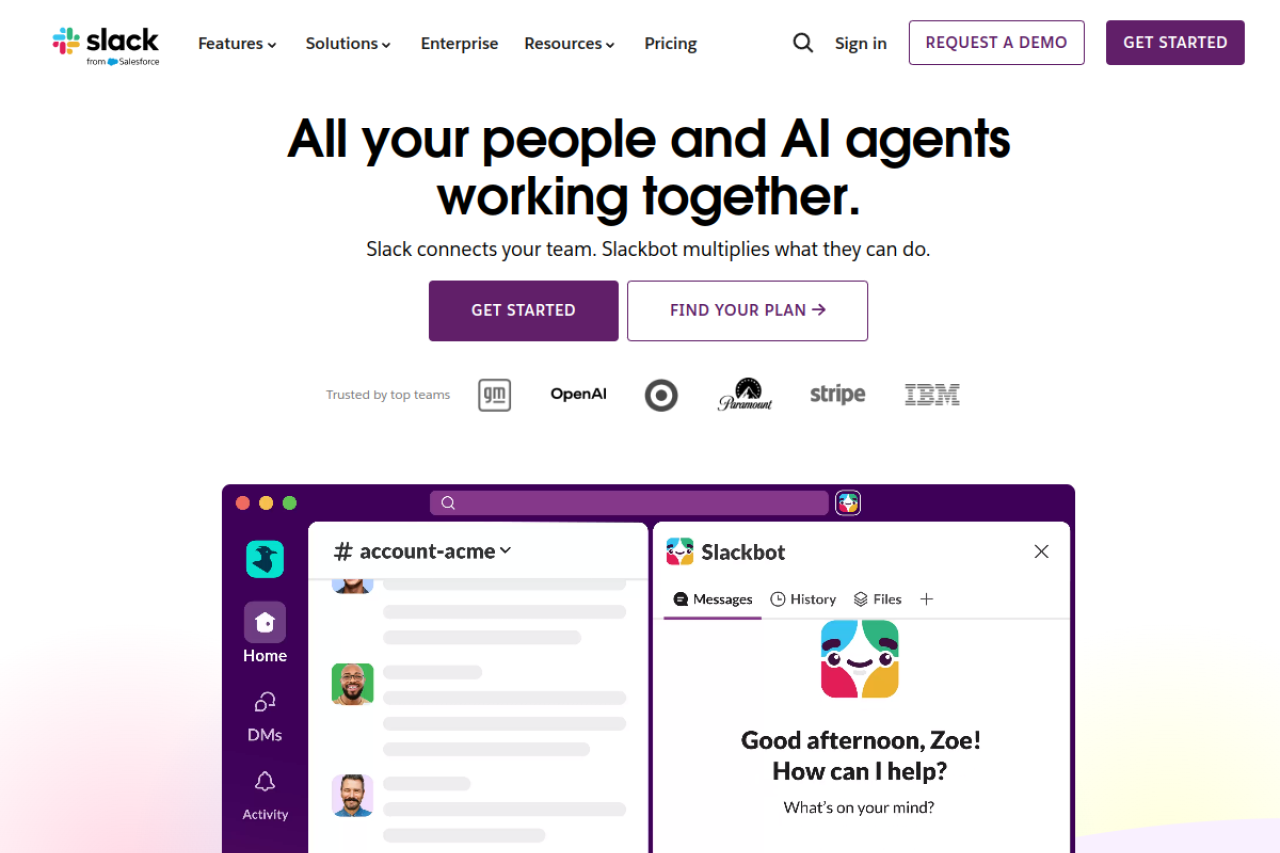 Slack channels