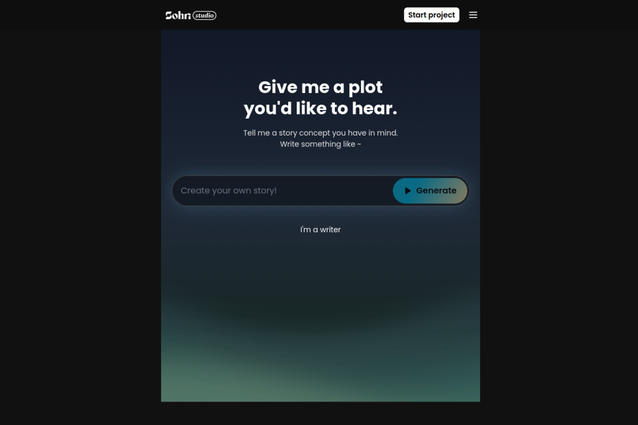 Sohri Studio website screenshot