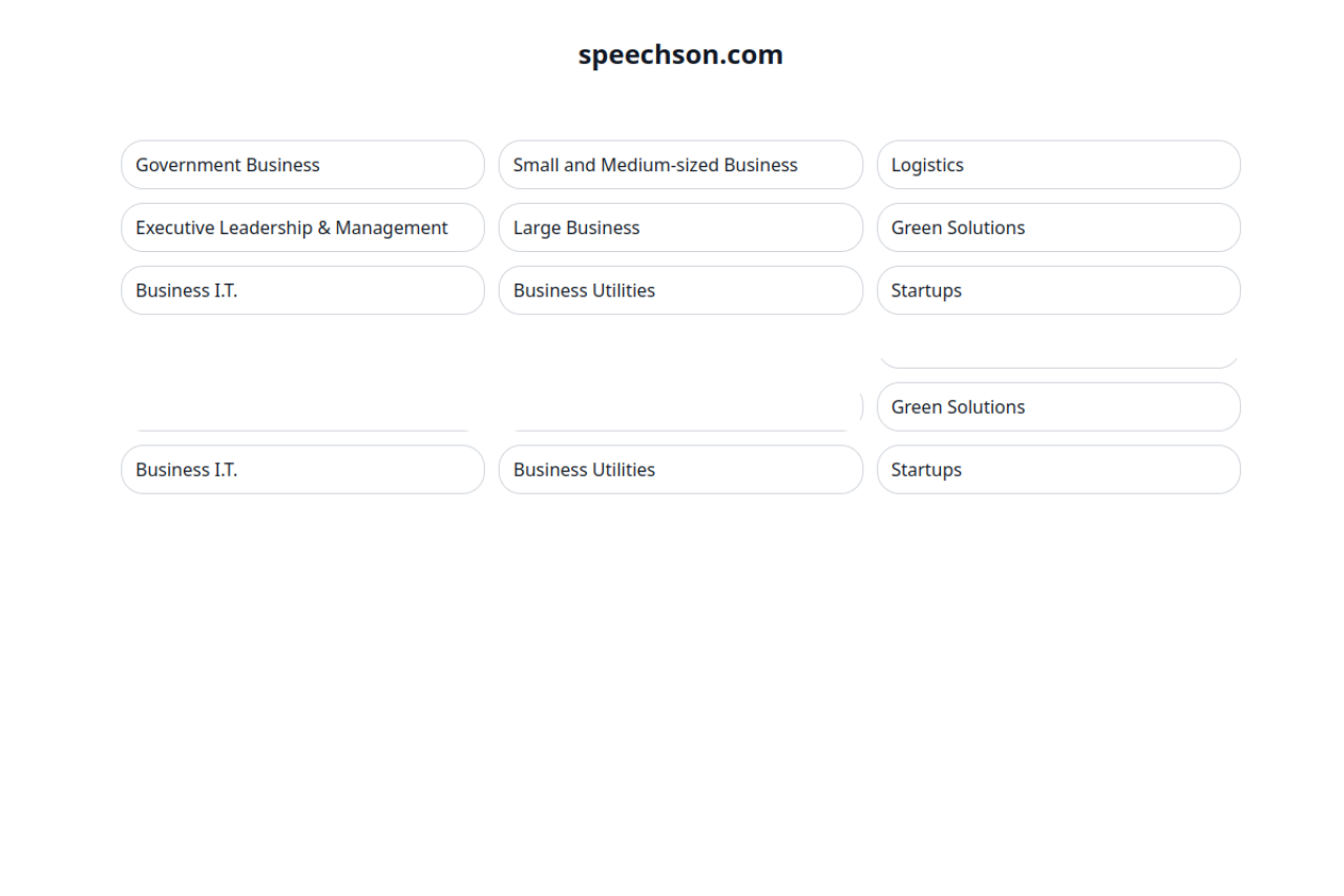 Speechson website screenshot