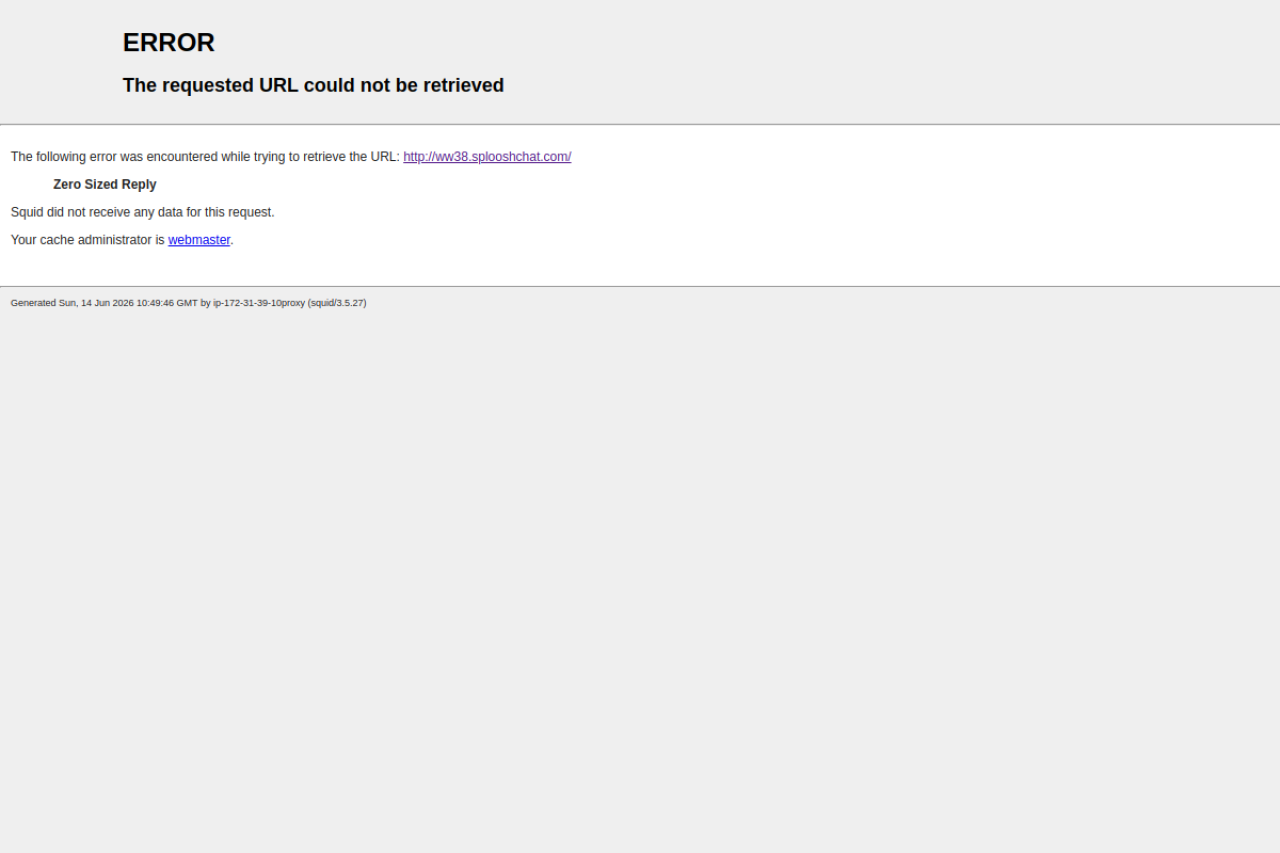 Splooshchat website screenshot