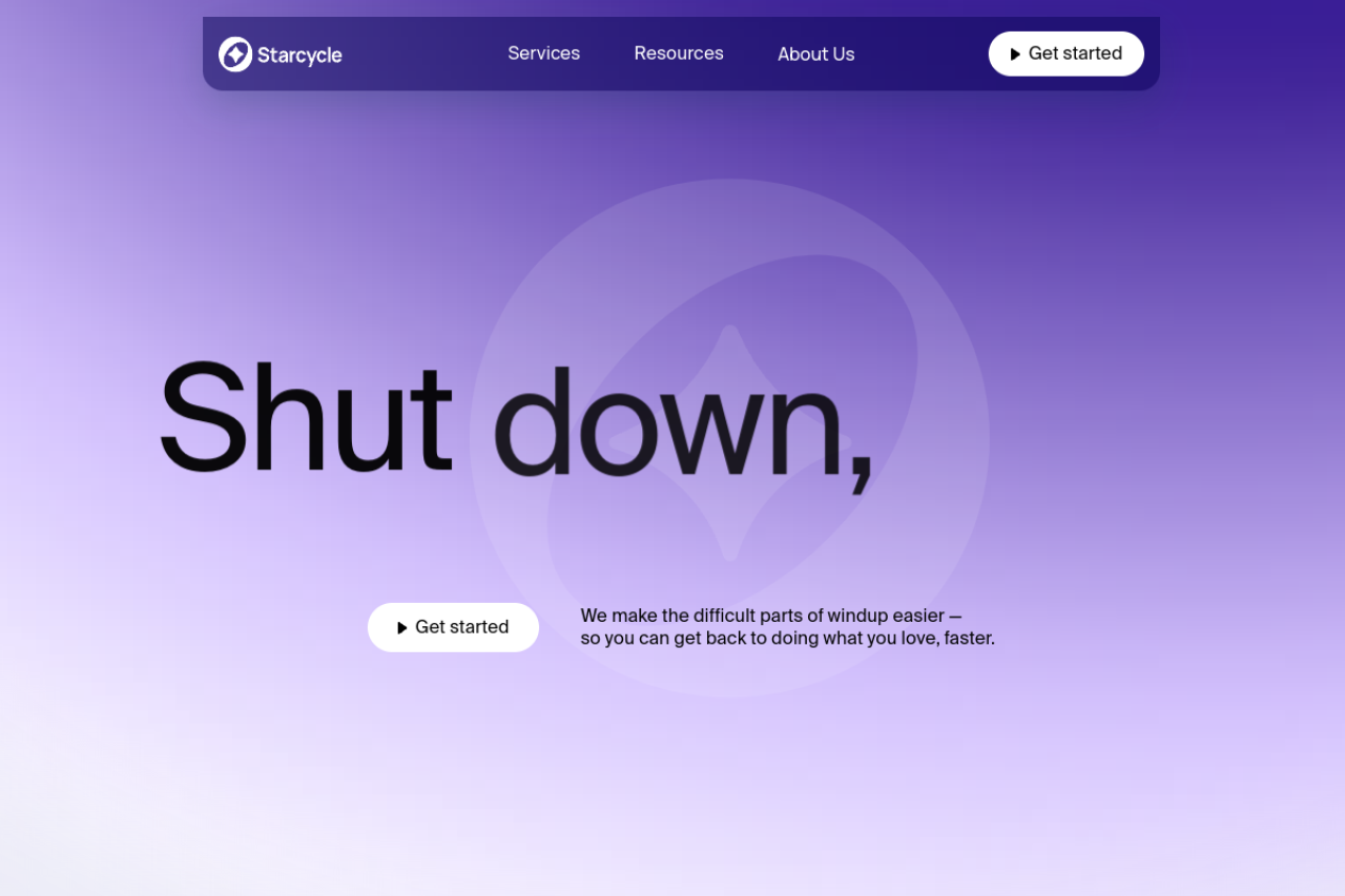 Starcycle website screenshot
