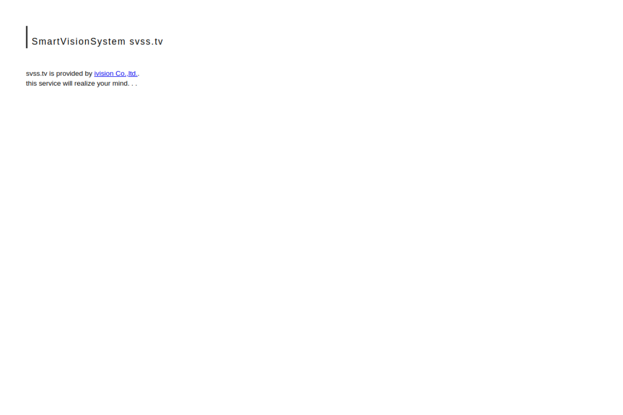 Svss Tv website screenshot