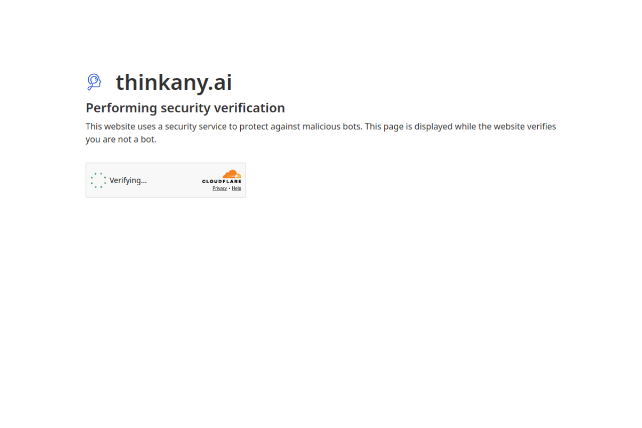 Thinkany website screenshot