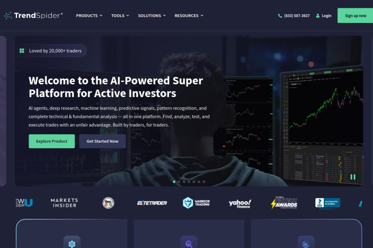 TrendSpider website screenshot