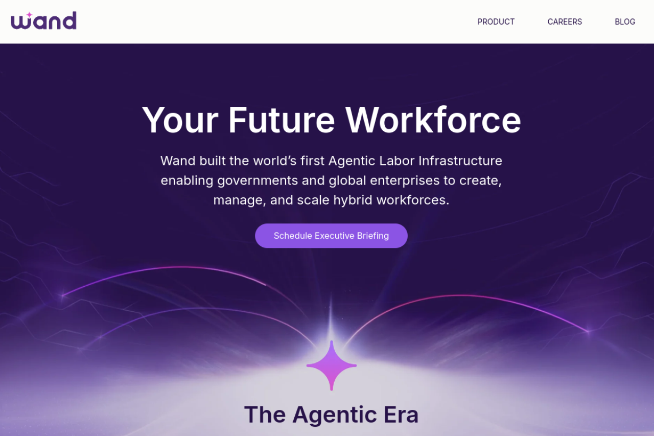 Wand AI website screenshot