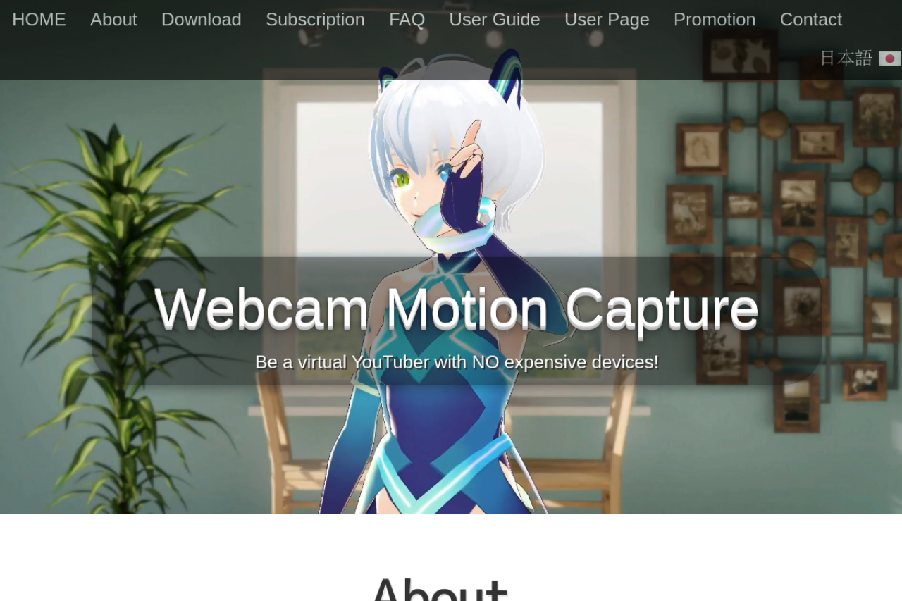 Webcammotioncapture Info website screenshot