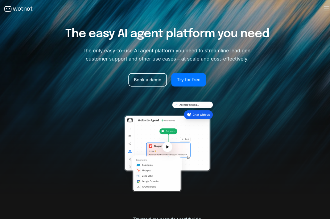 Wotnot Io website screenshot