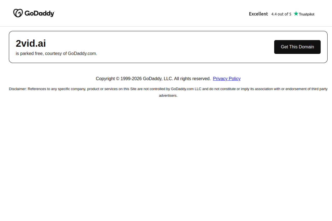 2vid website screenshot
